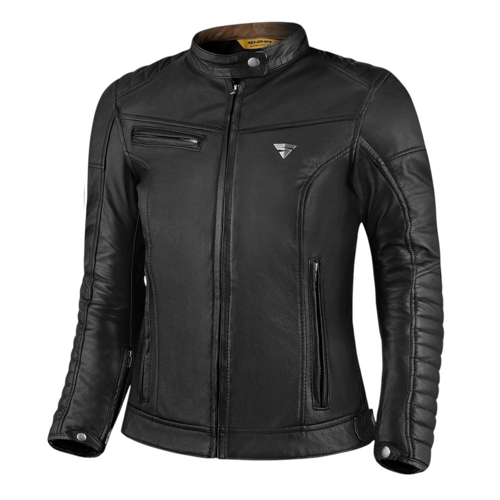 SHIMA Women's Winchester 2.0 Biker Jacket – Black Leather – Size Small
